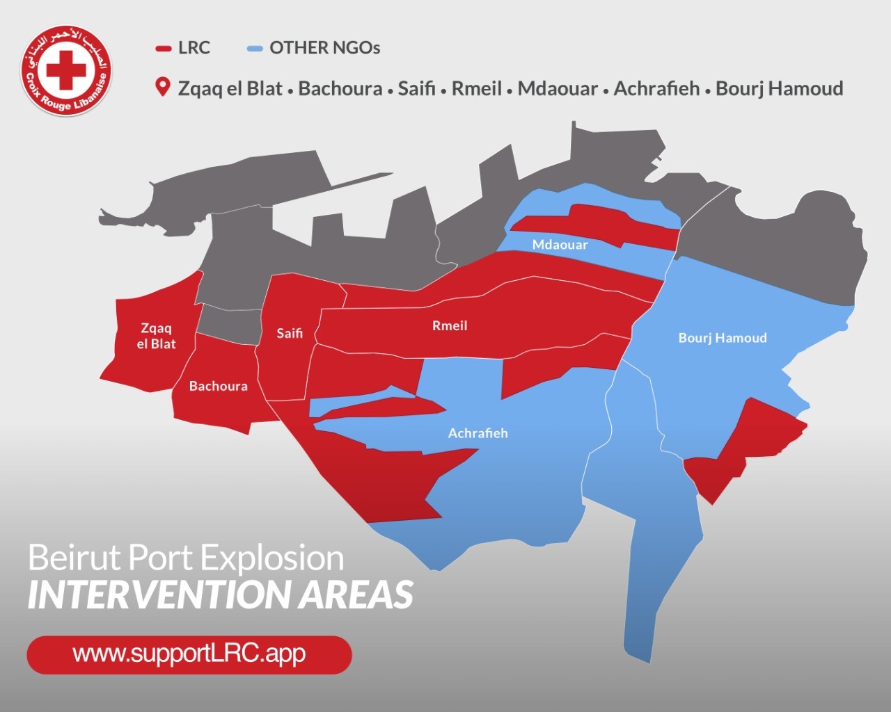 Where We Work Lebanese Red Cross